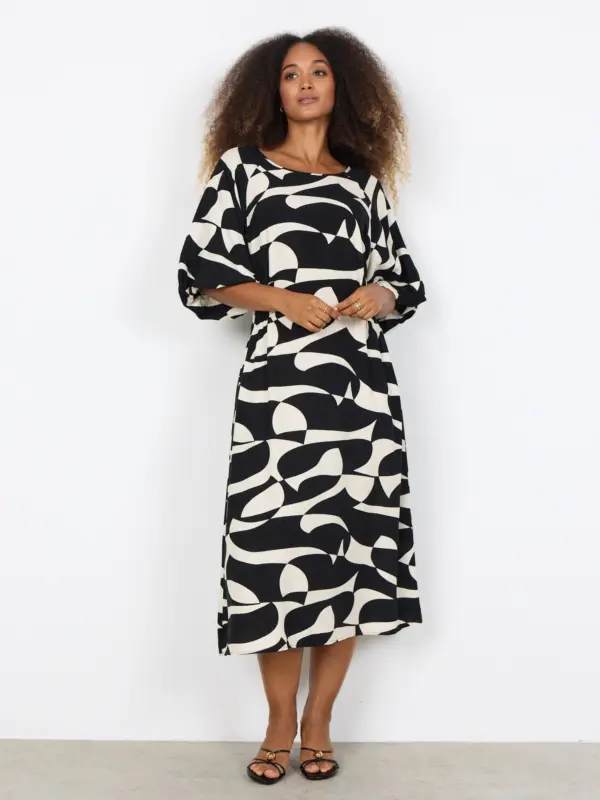 Alternative view of Soyaconcept SC-CHANISE 4 Kjole BLACK COMBI