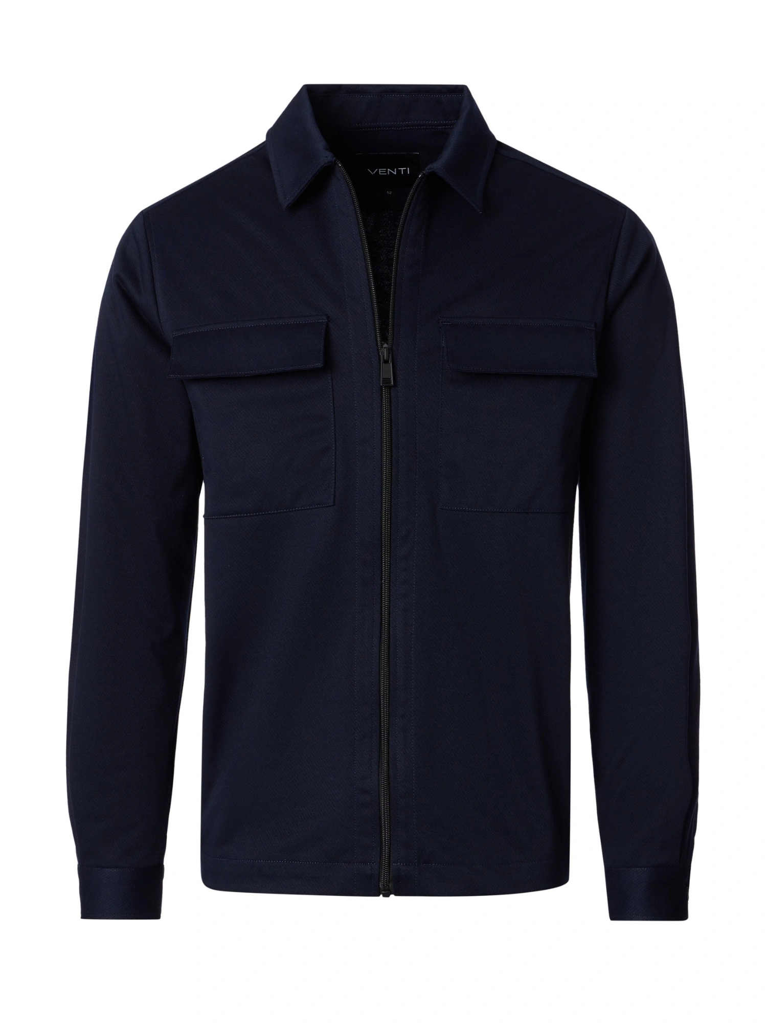 VENTI Casual Jersey Overshirt Blue