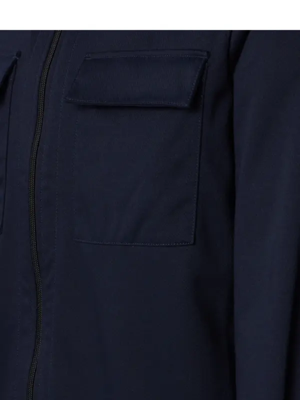 VENTI Casual Jersey Overshirt Blue