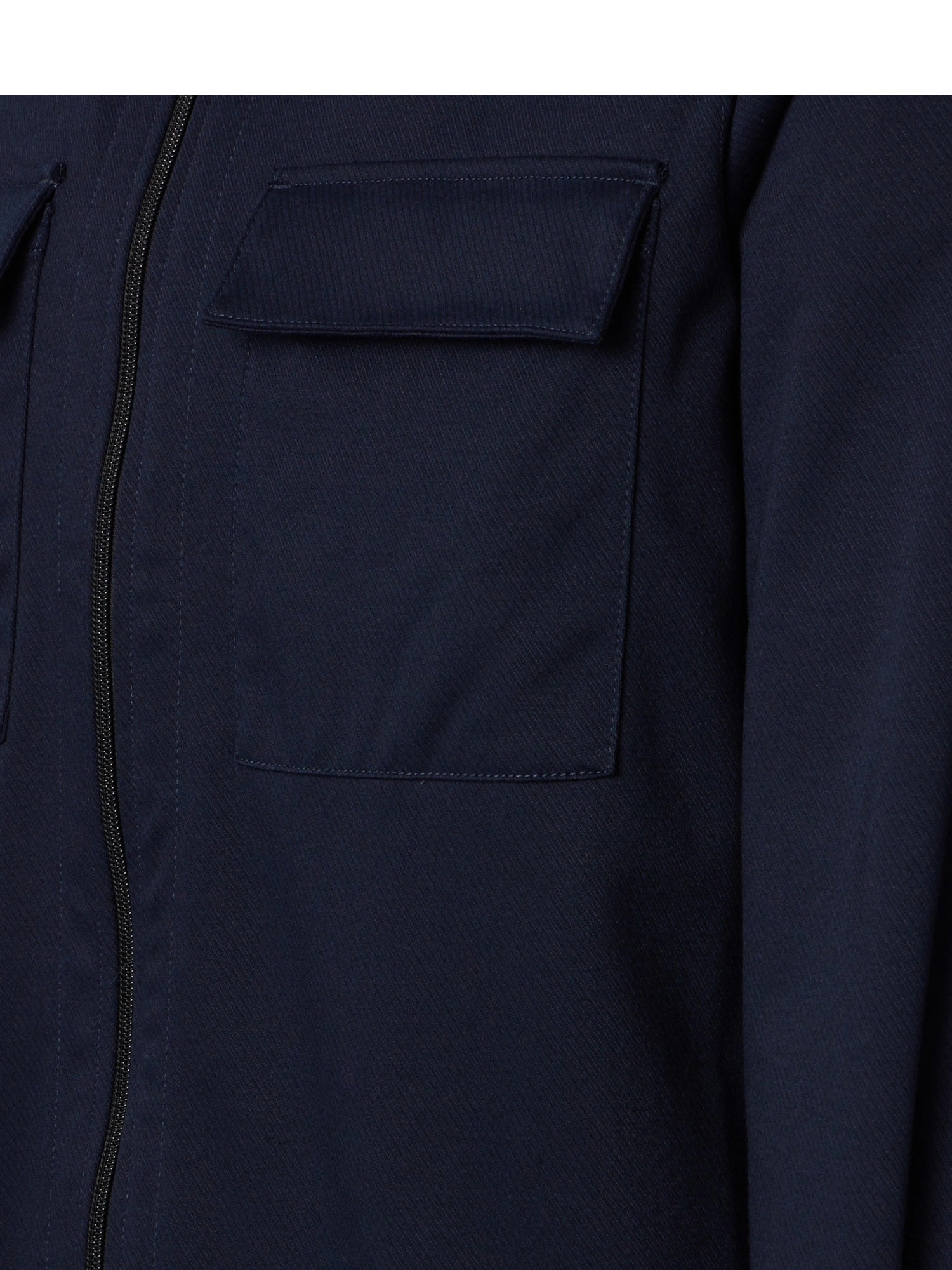 VENTI Casual Jersey Overshirt Blue