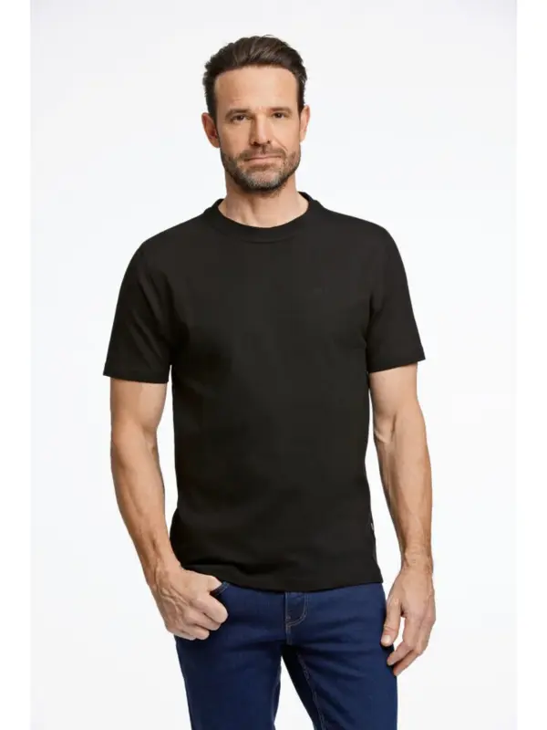 Bison O-neck Tee Black