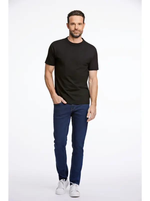Bison O-neck Tee Black