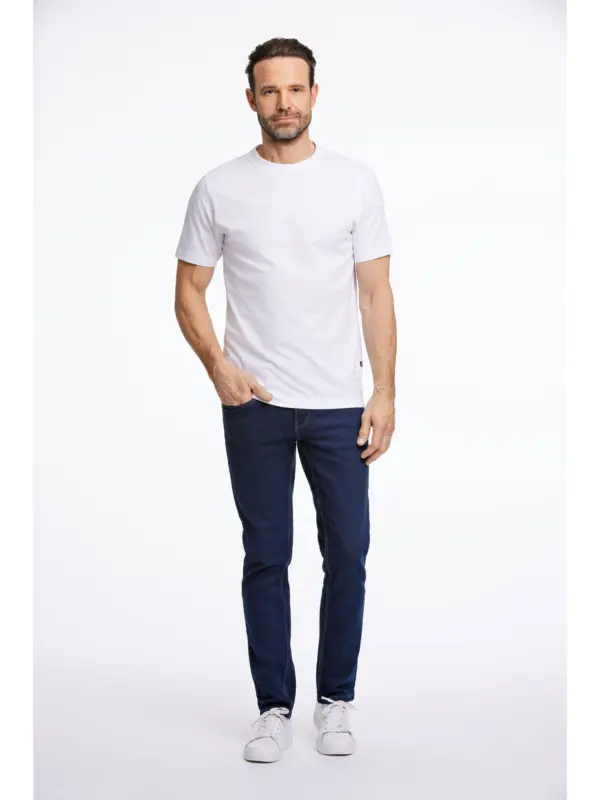 Bison O-neck Tee White