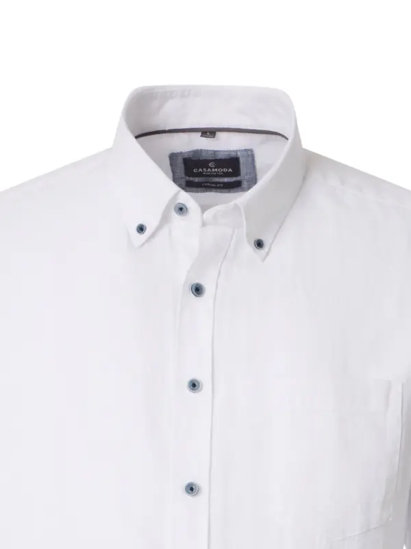 CASAMODA Casual Fit Short Skjorte White