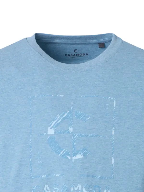 CASAMODA O-neck Print T-shirt Glacier Lake