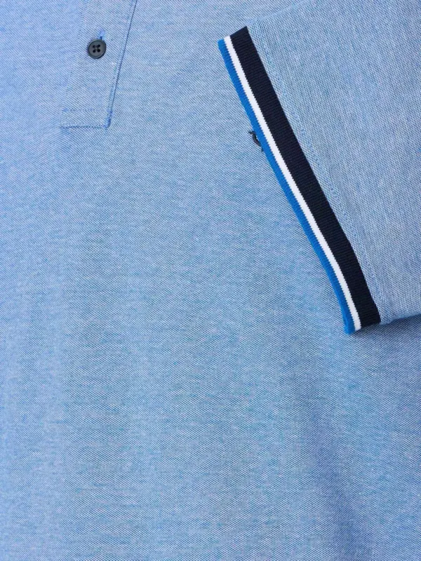 CASAMODA Piqué Polo Classic Blue