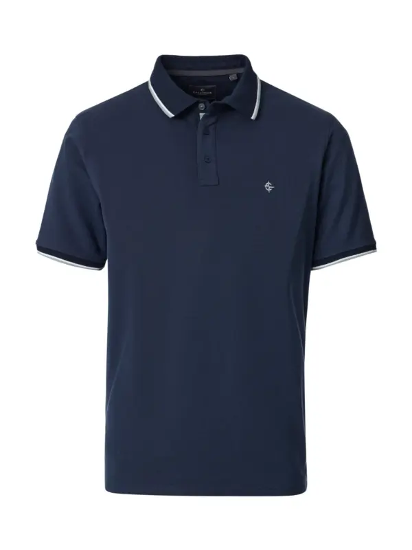 CASAMODA Piqué Polo Dark Navy