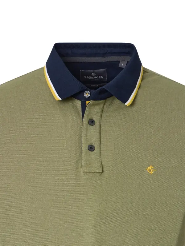 CASAMODA Piqué Polo Olivine