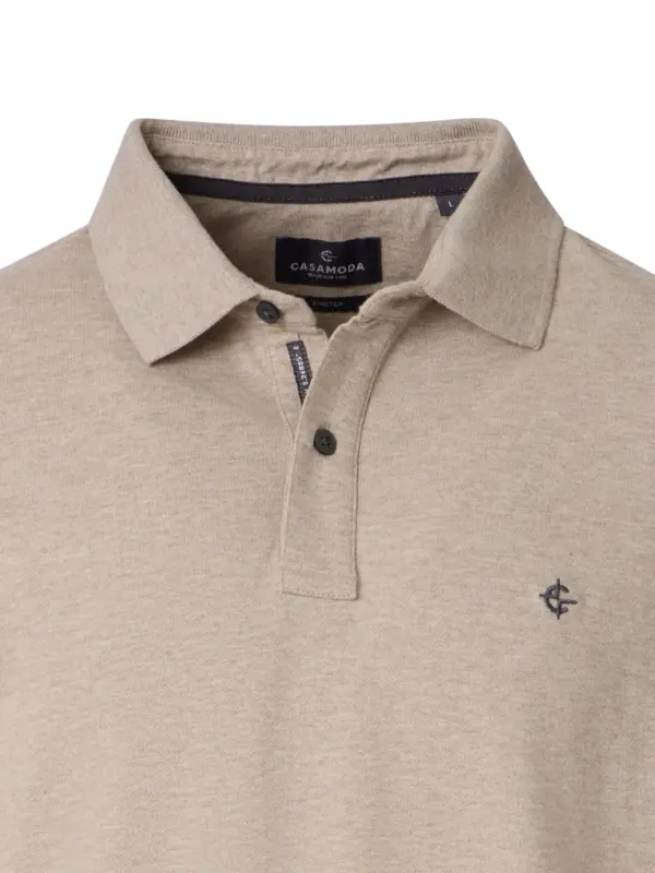 CASAMODA Pique Polo Plaza Taupe