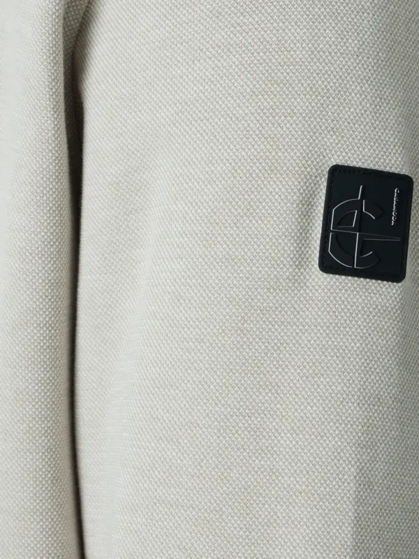 CASAMODA Sweat Cardigan Island Fossil