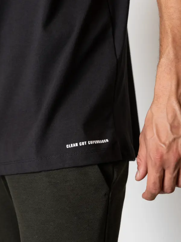 Clean Cut Copenhagen Patrick Organic T-shirt Black/White