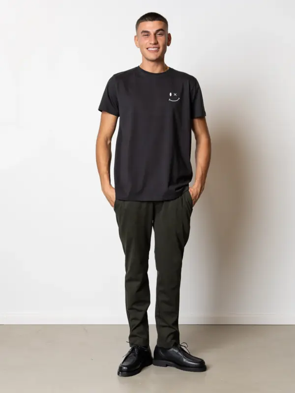 Clean Cut Copenhagen Patrick Organic T-shirt Black/White