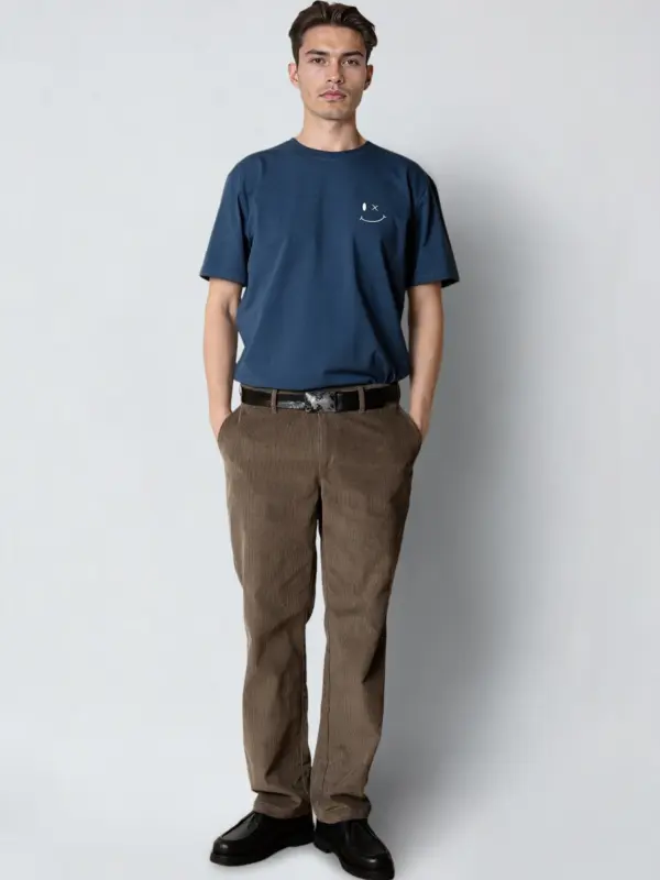 Clean Cut Copenhagen Patrick Organic T-shirt Largo Blue