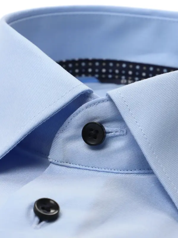 Eterna Modern Fit Dynamic Stretch Cotton Skjorte Blue