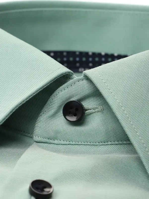 Eterna Modern Fit Dynamic Stretch Cotton Skjorte Green