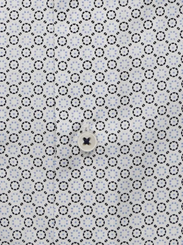 Eterna Modern Fit SS Skjorte Bright Blue