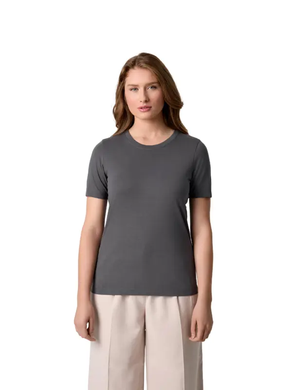 ID Ease T-shirt | Lyocell | dame Silver grey 0555-265