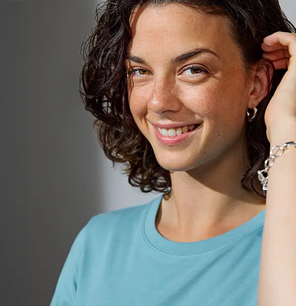 ID Ease T-shirt | Lyocell | dame Støvet aqua 0555-392