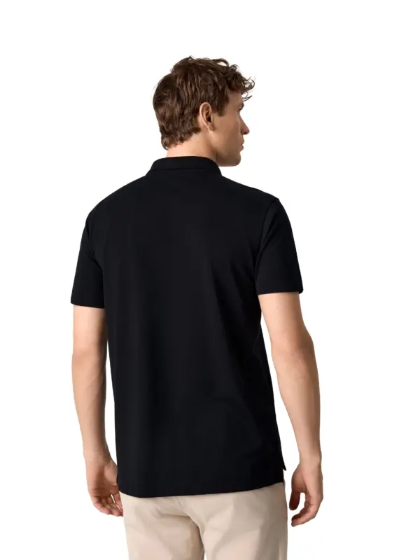 ID Ease poloshirt | Lyocell Sort 0556-900
