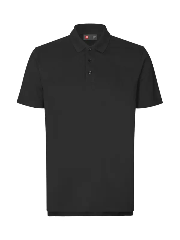 ID Ease poloshirt | Lyocell Sort 0556-900