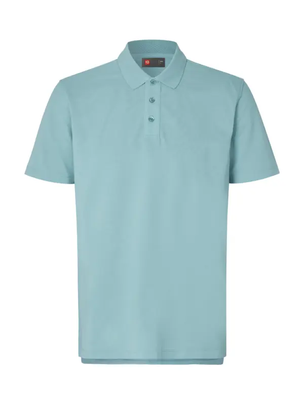 ID Ease poloshirt | Lyocell Støvet aqua 0556-392