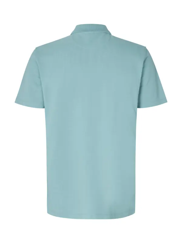 ID Ease poloshirt | Lyocell Støvet aqua 0556-392