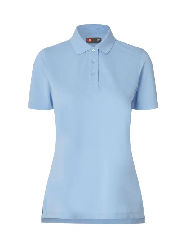 ID Ease poloshirt | Lyocell | dame Lys blå 0557-700