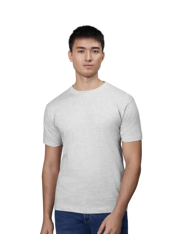 ID GAME® T-shirt Snow melange 0500-200