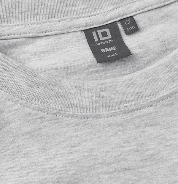 ID GAME® T-shirt Snow melange 0500-200