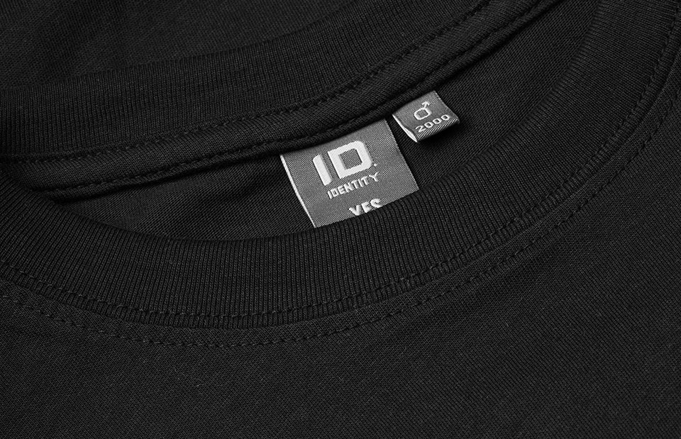 ID YES T-shirt Sort - Billede 4