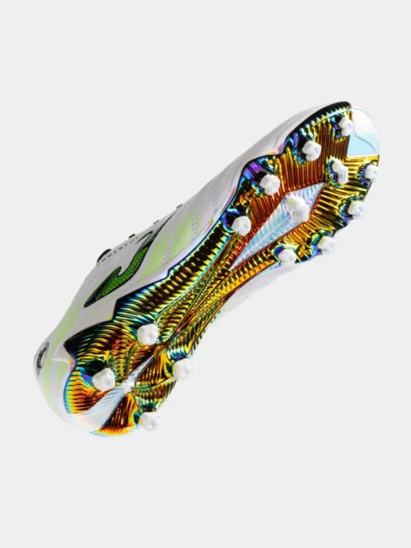 JOMA POWERFUL TOP 2502 WHITE BLACK FIRM GROUND Fodboldstøvler