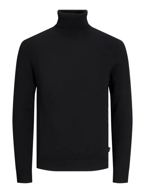 Jack & Jones JJEEMIL KNIT ROLL NECK NOOS Black
