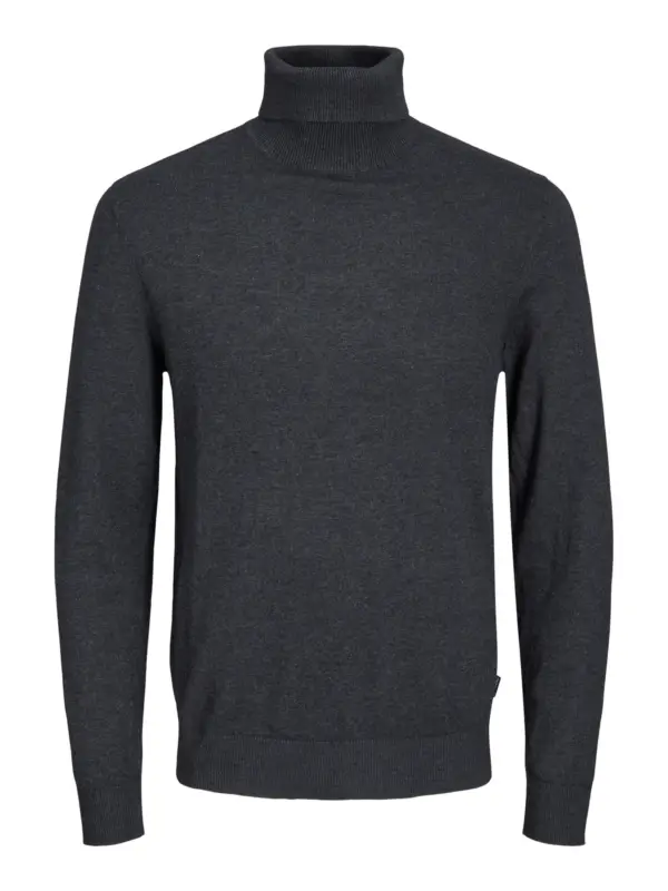 Jack & Jones JJEEMIL KNIT ROLL NECK NOOS Grey