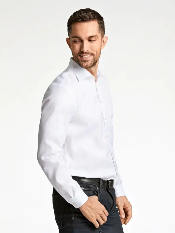 Lindbergh Black Technical Cover Up Shirt White