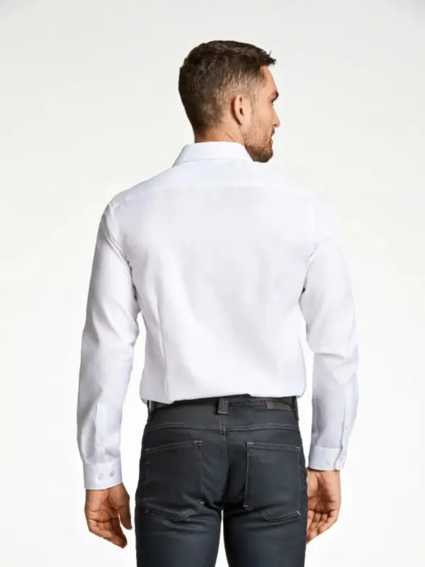 Lindbergh Black Technical Cover Up Shirt White