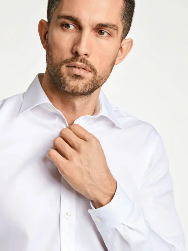 Lindbergh Black Technical Cover Up Shirt White