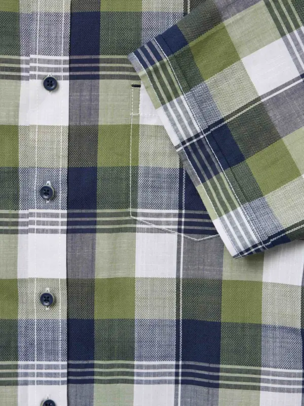 CASAMODA Casual Shirt Multitern grøn