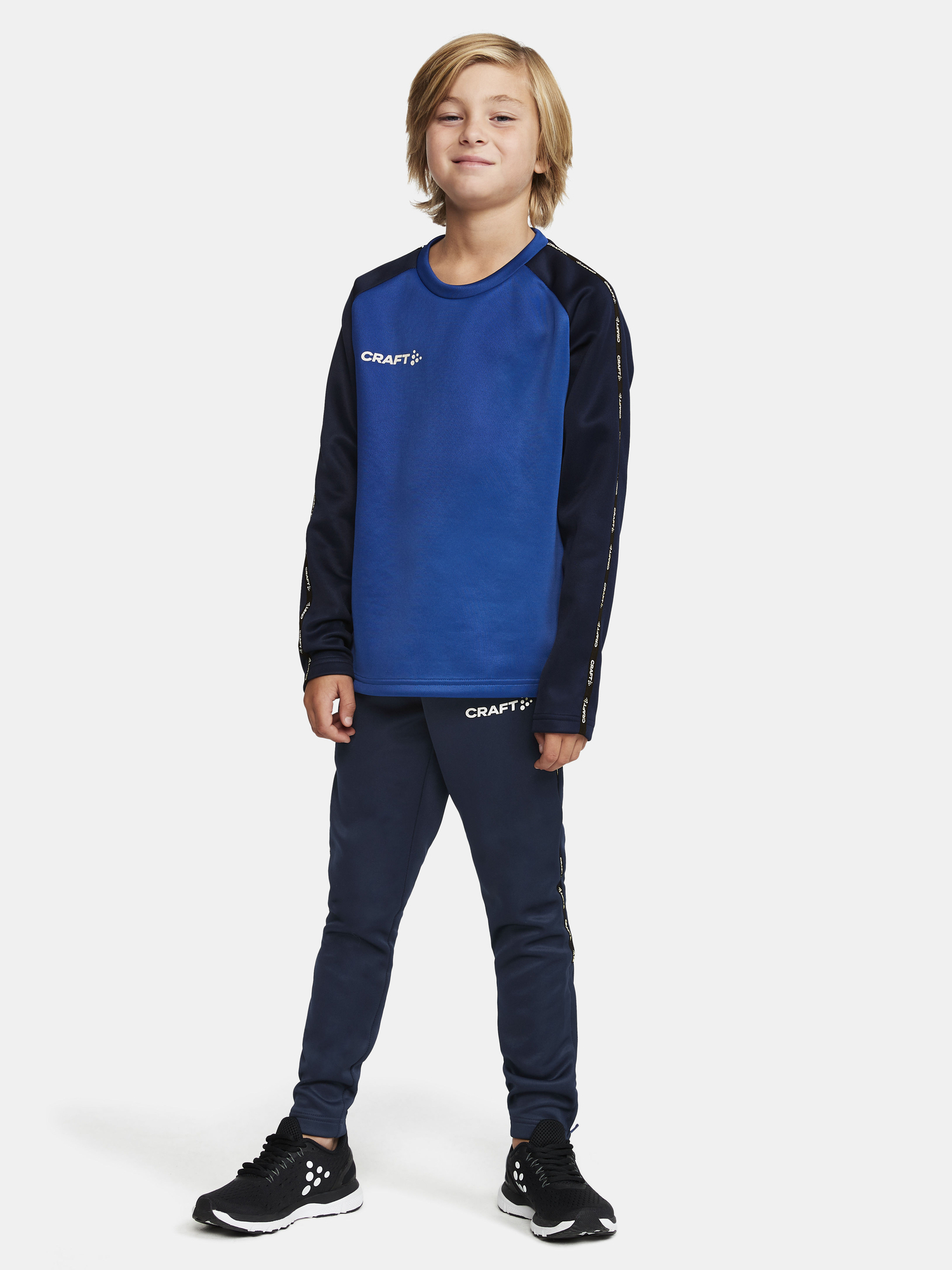 Craft Squad 2.0 Crewneck Jr Club Cobolt-Navy - Billede 7