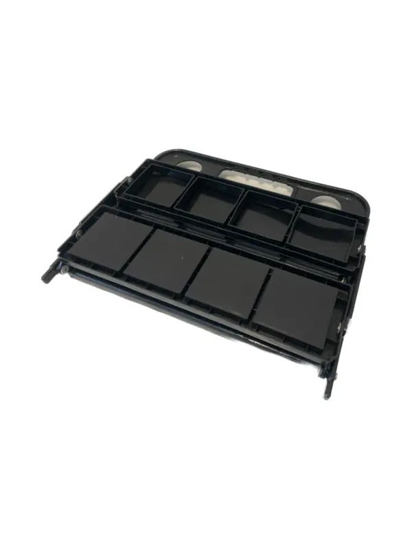 Foldbar holder til 8 drikkedunke sort