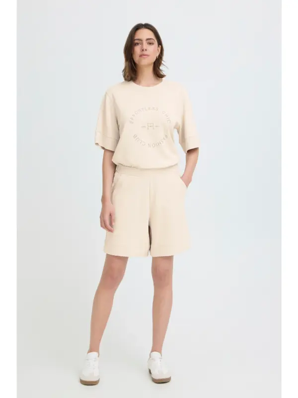 Fransa FRAURORA SHO 3 Casual shorts Gray Morn