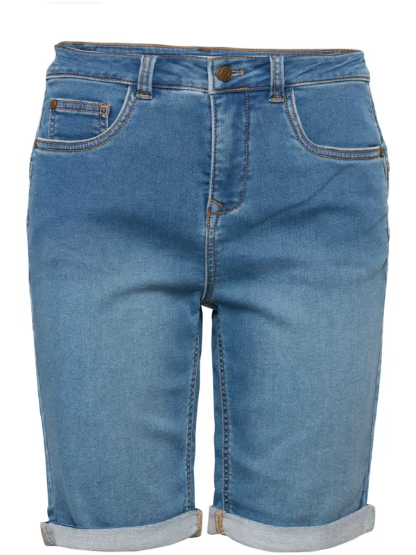 Fransa FRVILJA PAM SHO 1 Denim shorts Mid Blue denim
