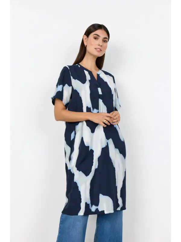 Soyaconcept SC-GLADIS 2 Kjole NAVY COMBI