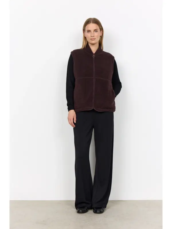 Soyaconcept SC-ONYX 3 Vest CHOCOLATE PLUM