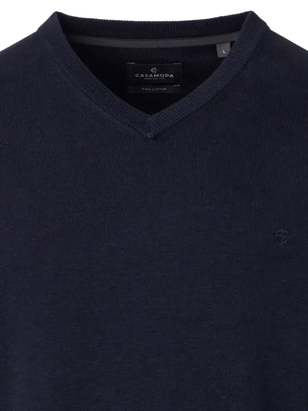 CASAMODA V-neck Pullover Sky captain