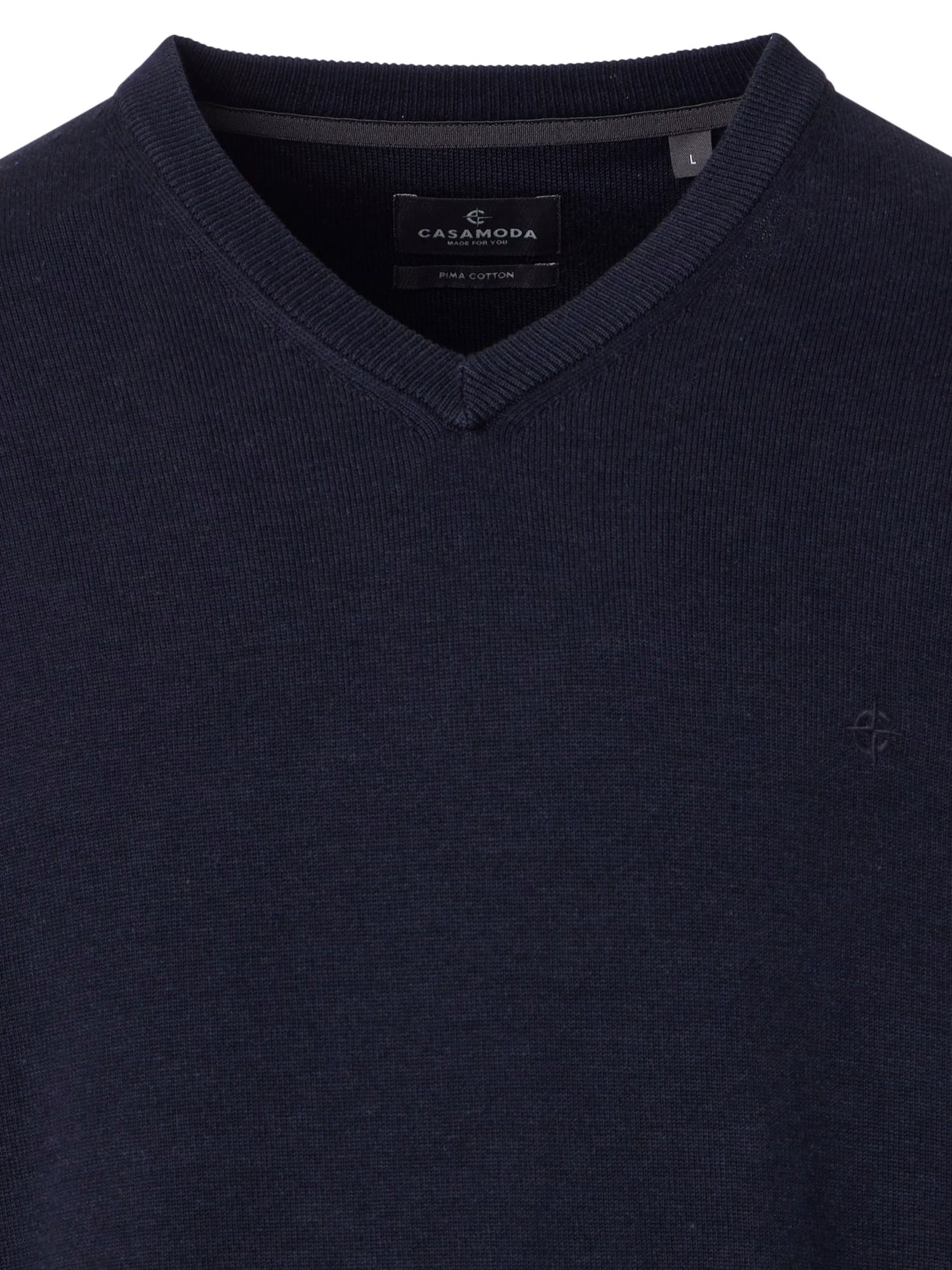 CASAMODA V-neck Pullover Sky captain