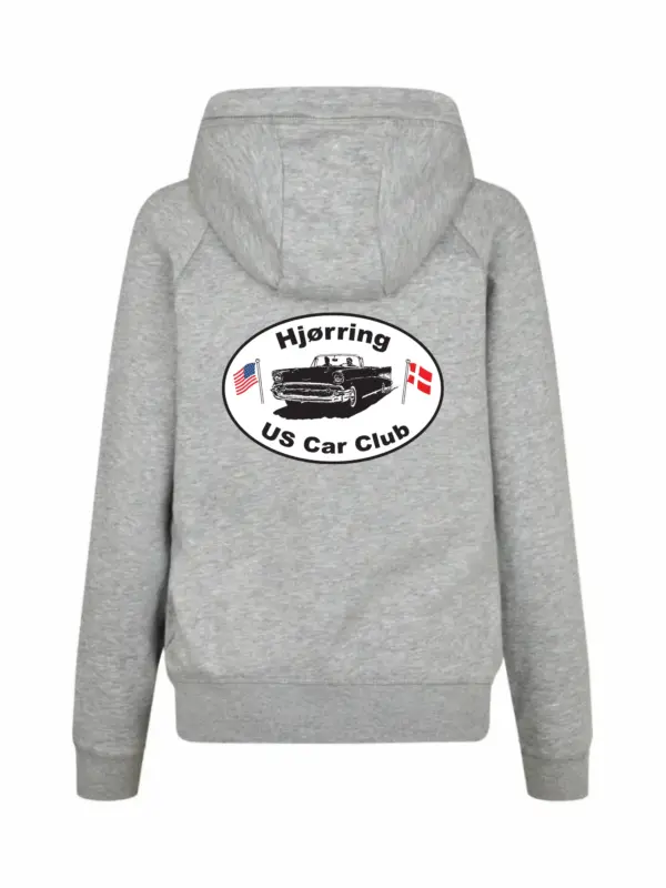 HUCC Zip Hoodie Grå melange Dame