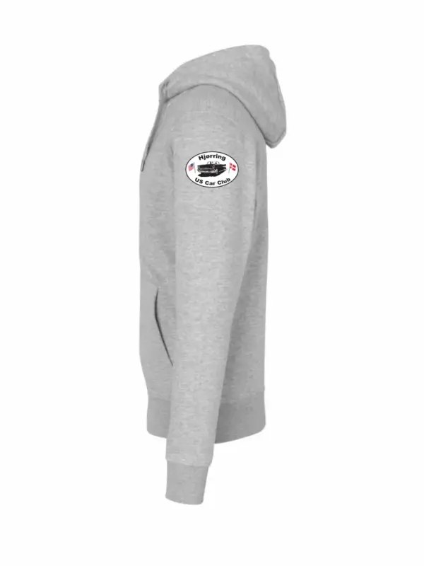 HUCC Zip Hoodie Grå melange Herre