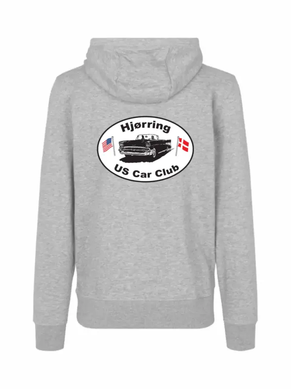 HUCC Zip Hoodie Grå melange Herre