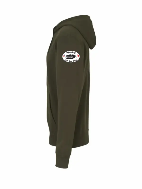 HUCC Zip Hoodie Oliven Herre