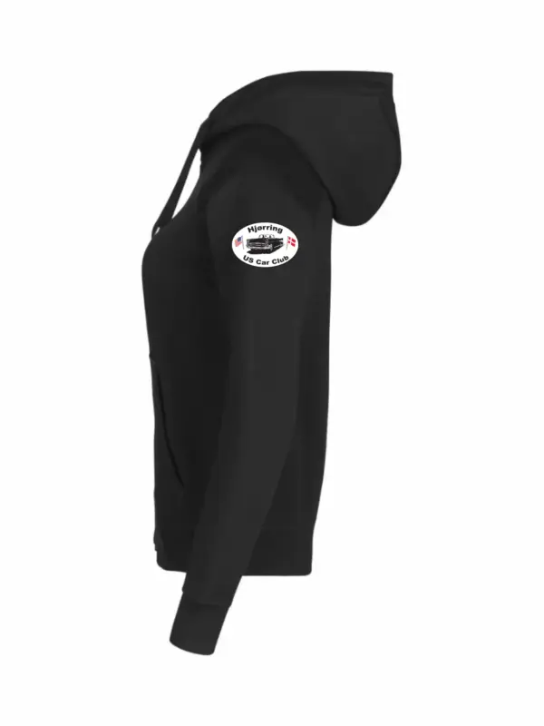 HUCC Zip Hoodie Sort Dame